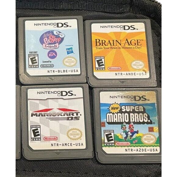 Nintendo DS Lot 8 Games Soft Shell Case and Cartridges Travel Storage Zippered - Picture 7 of 7